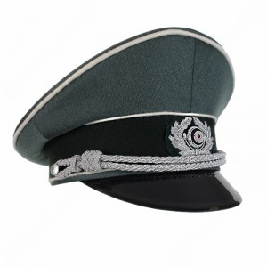 WW2 German Officers Visor Cap without Insignia