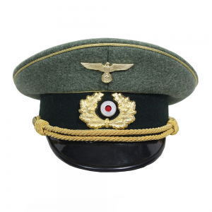 German Army General Visor Cap - Field Grey
