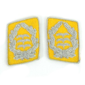 Luftwaffe Flieger Division Oberst Collar Tabs - Yellow