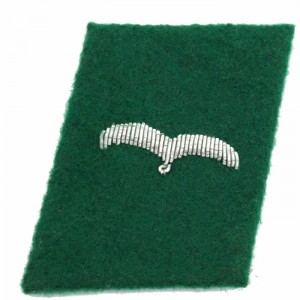 Luftwaffe Field Division Flieger Collar Tabs - Green