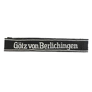 Gotz von Berlichingen Officers Cuff Title