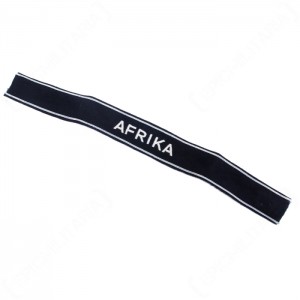 Afrika EM Bordered Cuff Title on Black