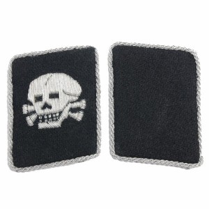 Totenkopf Officers Collar Tabs