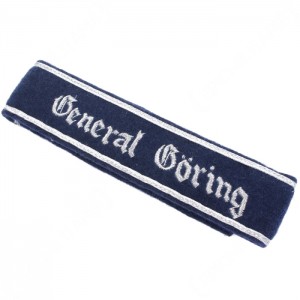General Goring Cuff Title (Gothic) Blue