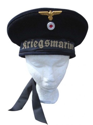 Kriegsmarine EM Sailors Cap - Navy Blue