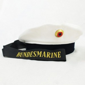 Original Bundesmarine EM White Top Cap