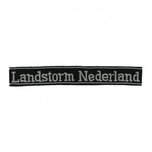 SS Landstorm Nederland Officers Cuff Title