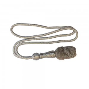 Military Silver Corded Sword Knot