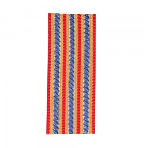 Military Uniform Ribbon Ranks in Blue Red and Yellow