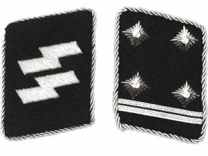 Waffen-SS Obersturmbannfuhrer Collar Tabs