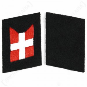 Danish Flag Collar Tabs
