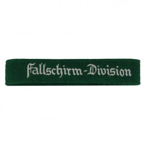 German Luftwaffe Fallschirm-Division EM Cuff Title