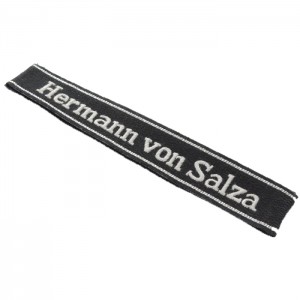 SS Herman Von Salza Enlisted Mans Cuff Title