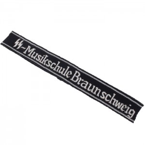 SS-Musikschule Braunschweig Officers Cuff Title