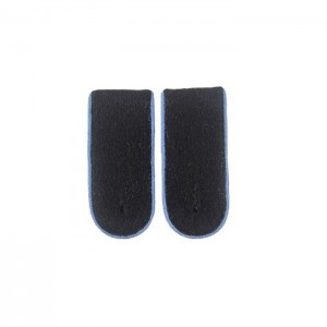 Black Wool Light Blue Piped EM Shoulder Boards - Transport