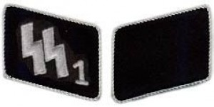 SS1 Deutschland Officers Collar Tabs