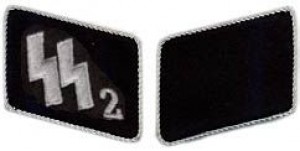 SS2 Germania Officers Collar Tabs