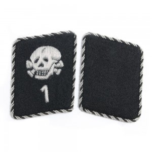 Totenkopf Officers Collar Tabs Set