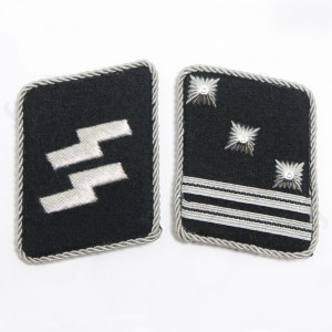 Waffen-SS Hauptsturmfuhrer Collar Tabs