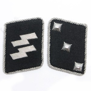 Waffen-SS Untersturmfuhrer Collar Tabs