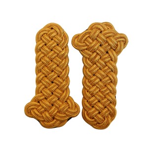 (WEW-116) Military Gold Cord Navy Army shoulder Board Pair 
