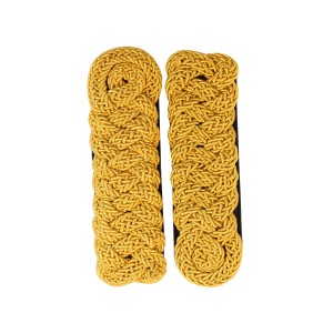 (WEW-124) Military Gold Cord  Army shoulder Board Pair 