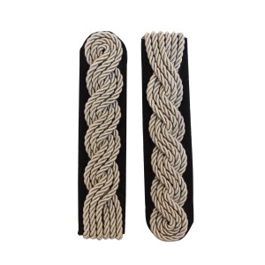 (WEW-127) Military Gold Cord Navy Army shoulder Board Pair 