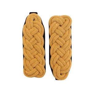 (WEW-129) Military Gold Cord Navy Shoulder Board Pair 