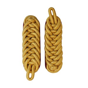 (WEW-132) Military Gold Cord  Army Shoulder Board  Wire Board Pair 