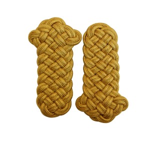 (WEW-133) Military Gold Cord  Army Shoulder Board  Wire Board Pair 