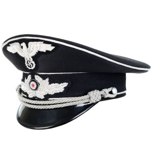 WW2 German Diplomatic Officers Visor Cap - Silver