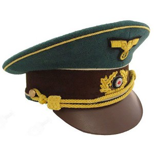 WW2 German Hitler Visor Cap - Green