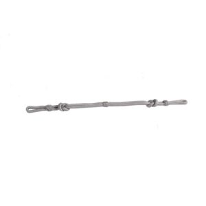 Military Officer Silver Viscose Cap Cord