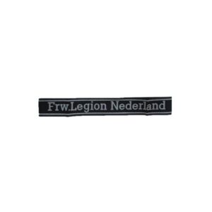 German SS Frw. Legion Nederland BEVO Cuff Title – Authentic WWII Insignia