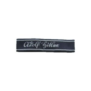 German SS Adolf Hitler Script BEVO Cuff Title – Historical Insignia