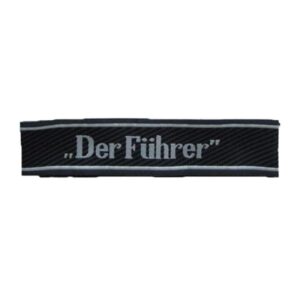 German SS Der Fuhrer BEVO Cuff Title – Authentic WWII Insignia