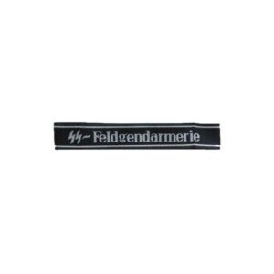 German SS Feldgendarmerie BEVO Cuff Title – Authentic WWII Insignia