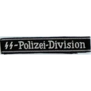 SS Polizei-Division EM Cuff Title