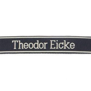 SS Theodor Eicke BEVO Cuff Title