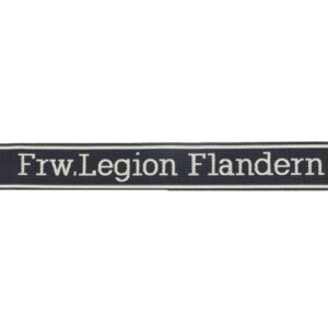 Legion Flandern BEVO Cuff Title – Authentic WWII Military Insignia