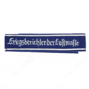 Kriegsberichter der Luftwaffe Officers Cuff Title