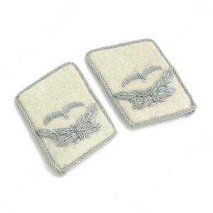 Luftwaffe HG Division Major Collar Tabs – White