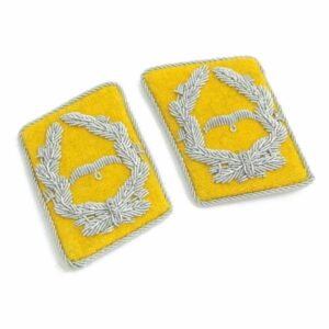 Luftwaffe Flieger Division Major Collar Tabs – Yellow