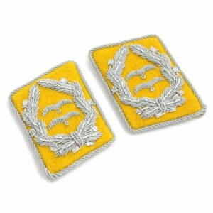 Luftwaffe Flieger Division Oberstleutnant Collar Tabs – Yellow