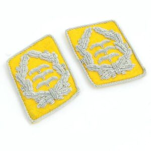 Luftwaffe Flieger Division Oberst Collar Tabs – Yellow