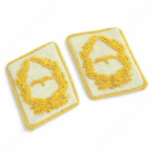 Luftwaffe Generalmajor Collar Tabs – White