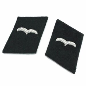 Luftwaffe RLM Construction Division Flieger Collar Tabs – Black