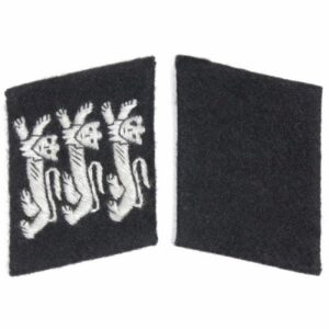 3 Lions Britisches Freikorps Collar Tabs – 3rd Variety