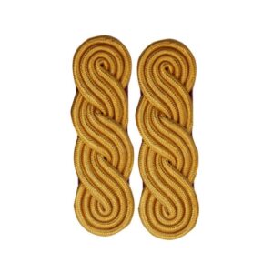 Military Shoulder Cord Gold Mylar Navy Board Pair