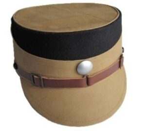 German SA Kepi – Black with Metal Insignia Badge